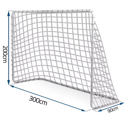 Fodboldnet 300x200 cm Hvid