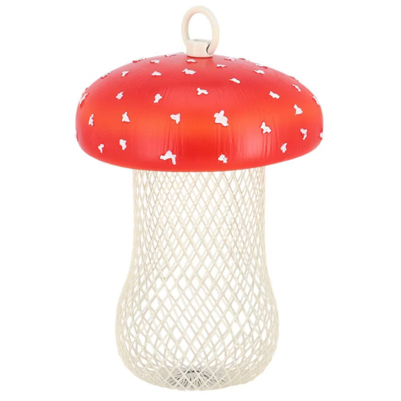Foderautomat Fluesvamp 17,7 cm Rød Silo