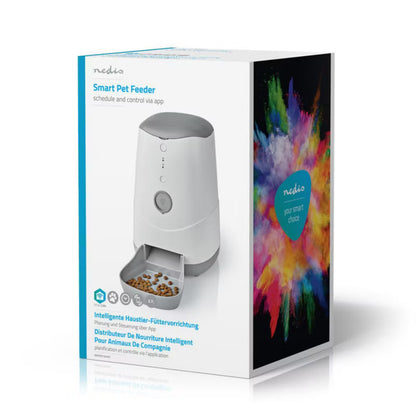 Foderautomat WIFIPET10CWT 3,7 Liter Hvid Wi-Fi