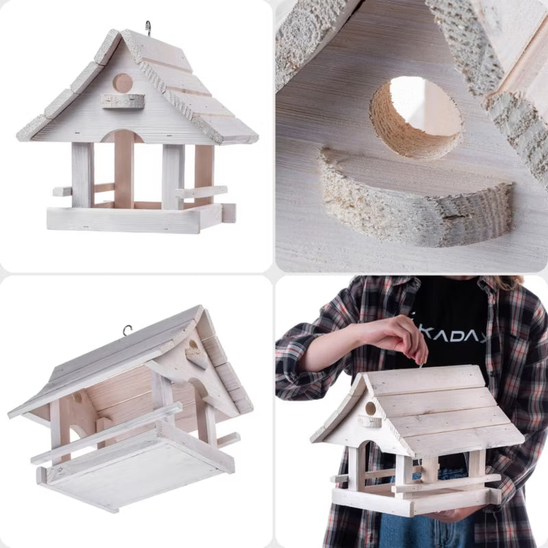Foderbræt 30x25 cm Hvid Træ