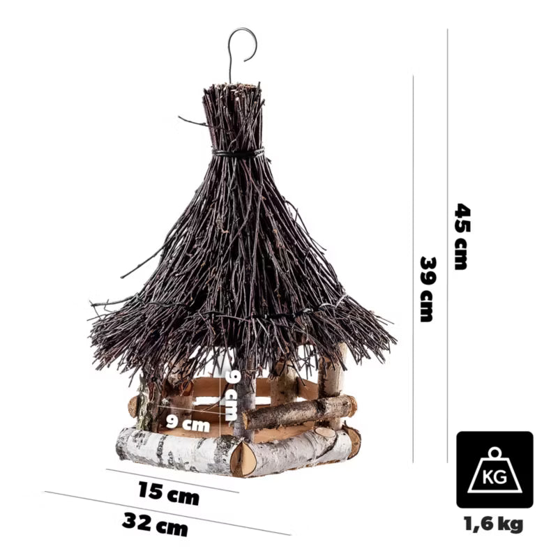 Foderbræt Birk 32x45 cm Natur Træ