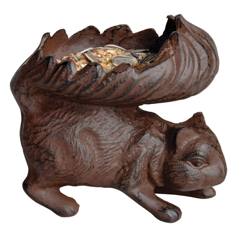 Foderbræt Egern 15x11 cm Støbejern Brun