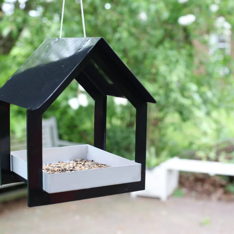 Foderbræt Hængende 19x19x23 cm Grå Stål