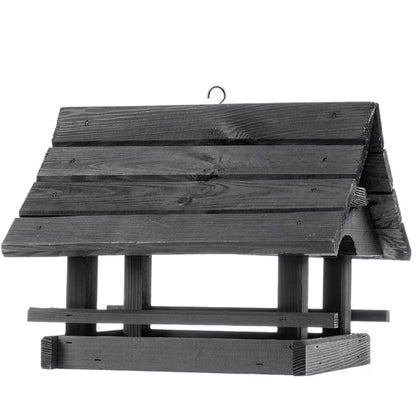 Foderbræt Hus 30x25 cm Antracit Træ