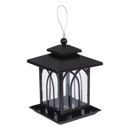 Foderbræt Metal 19,5x19,5x28 cm Sort