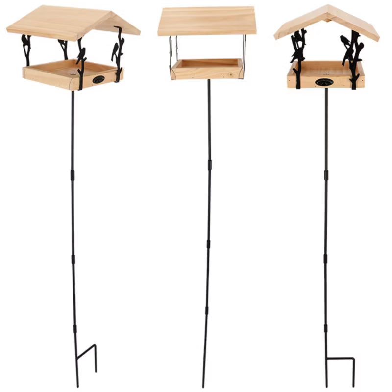Foderbræt Stående 24,5x24,5x131,4 cm Brun Træ og Jern