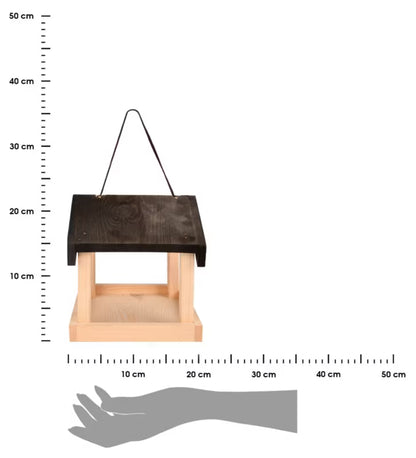 Foderbræt Træ 23,3x19,9x20 cm Brun