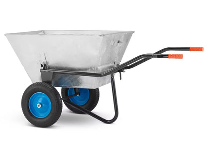 Fodervogn Trillebør 250 Liter 420 kg Galvaniseret Stål