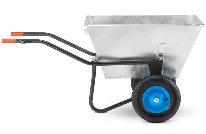 Fodervogn Trillebør 250 Liter 420 kg Galvaniseret Stål
