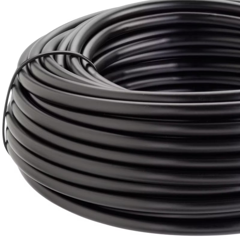 Fødeslange 1/4" 20 m Sort
