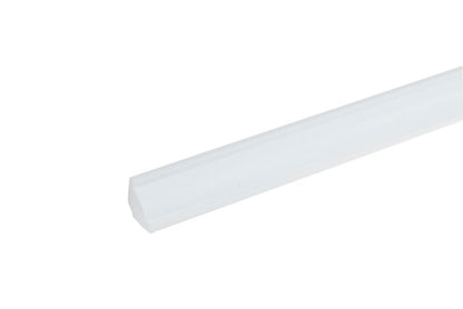 Fodliste 244 cm Hvid Højglans Polystyren