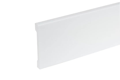 Fodliste 2440x70x12 mm Hvid Højglans Polystyren