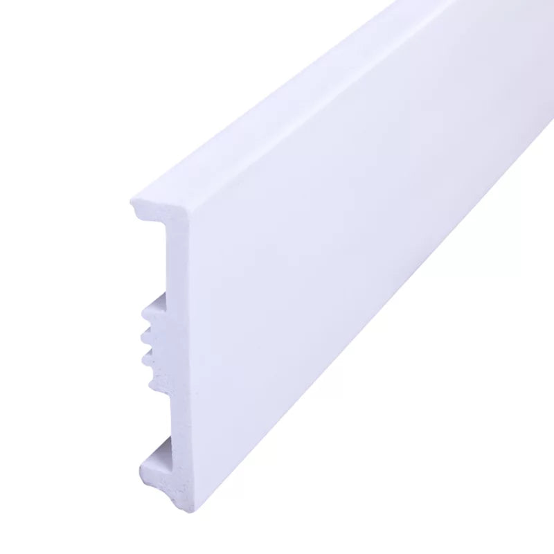 Listwa Przypodłogowa 80 mm Biała Matowa 220 cm