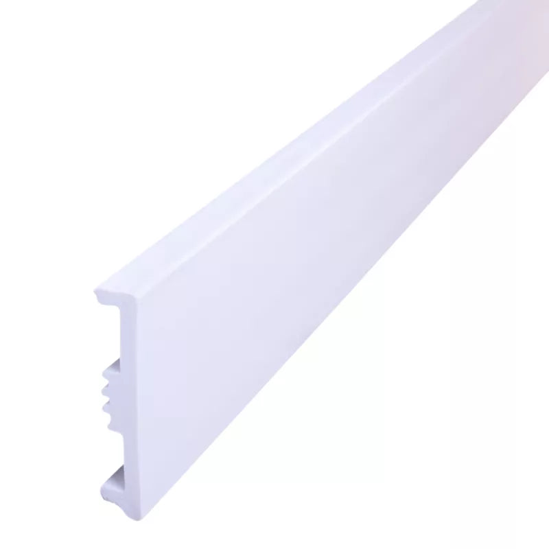 Listwa Przypodłogowa 80 mm Biała Matowa 220 cm