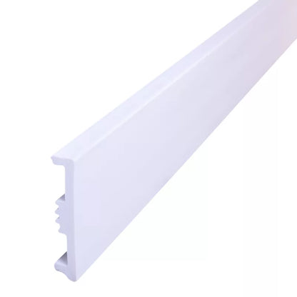 Listwa Przypodłogowa 80 mm Biała Matowa 220 cm