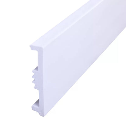 Listwa Przypodłogowa 80 mm Biała Matowa 220 cm