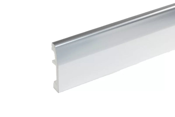 Fodliste HDPS 2440x69x14 mm Sølv Børstet