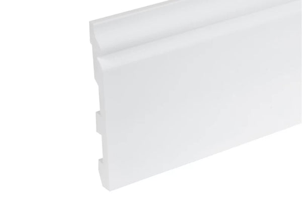 Fodliste HDPS 244 x 13,6 cm Hvid Højglans | 5904584862496