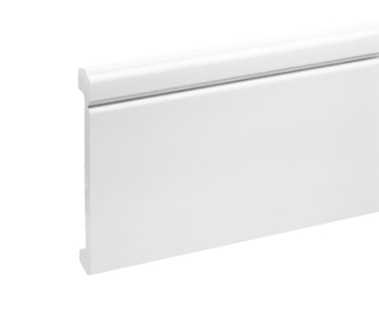 Fodliste Mat Hvid 2440x138x16 mm
