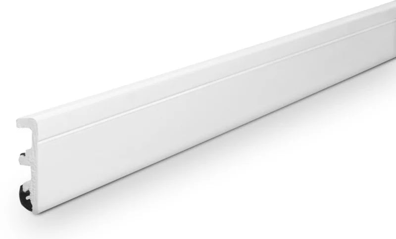 Fodpanel 240 cm Hvid 80 mm