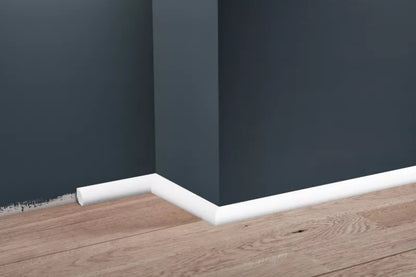 Fodpanel 244 cm Hvid Mat Polystyren