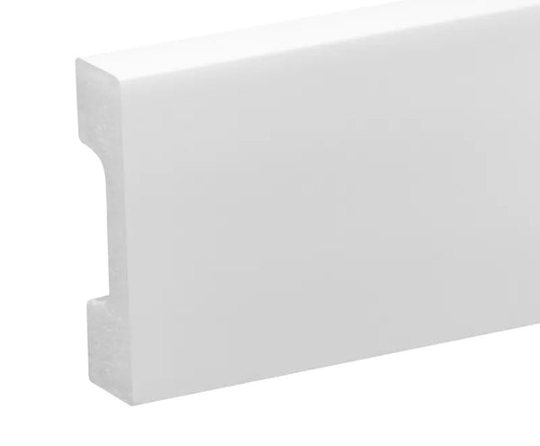 Fodpanel 244x5,7 cm Hvid Mat HDPS