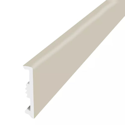 Fodpanel 80 mm Hvid Træeffekt 220 cm