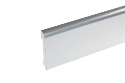 Fodpanel Børstet Sølv 244x7,8x1,3 cm