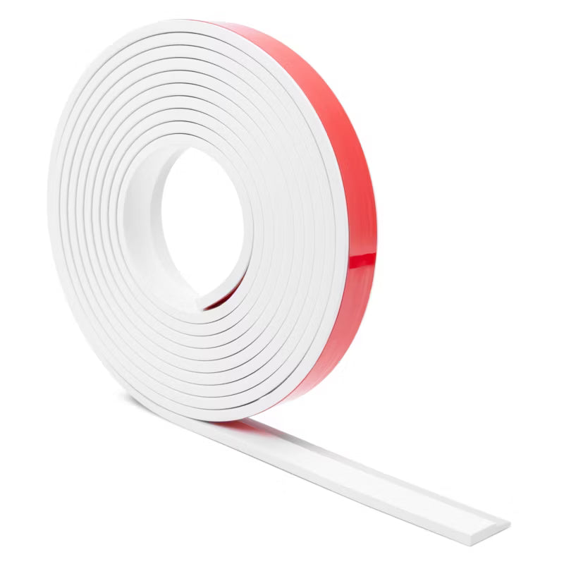 Fodpanel PVC 32 mm Selvklæbende 5 m Hvid