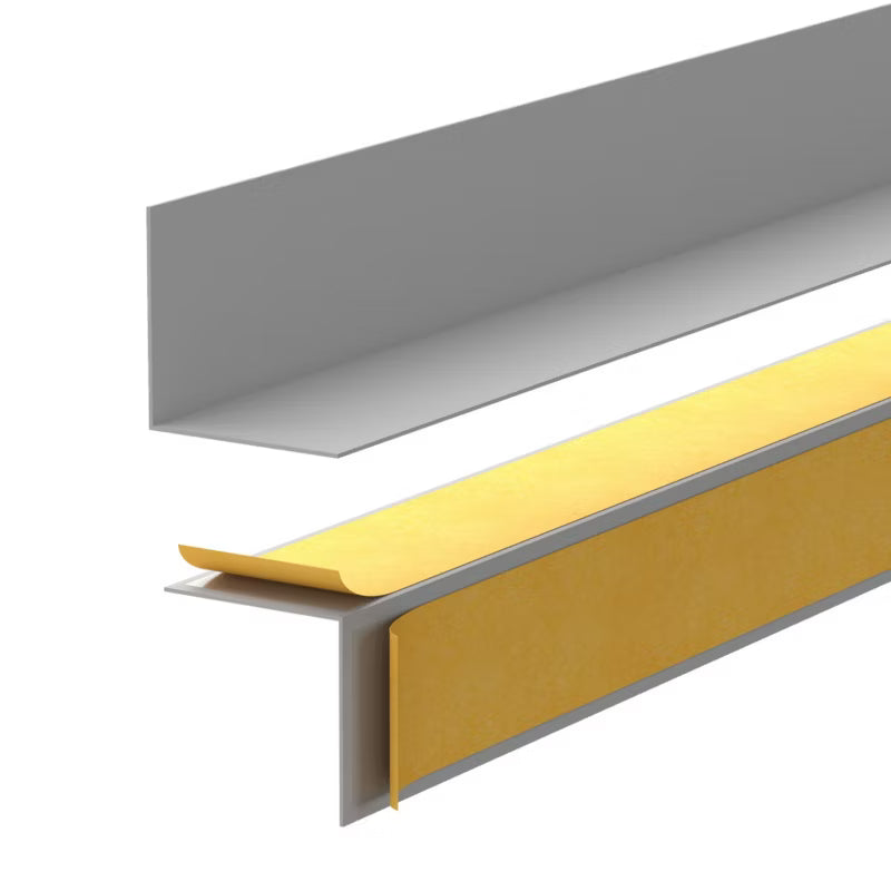 Fodpanel PVC 50x20 mm 200 cm Grå