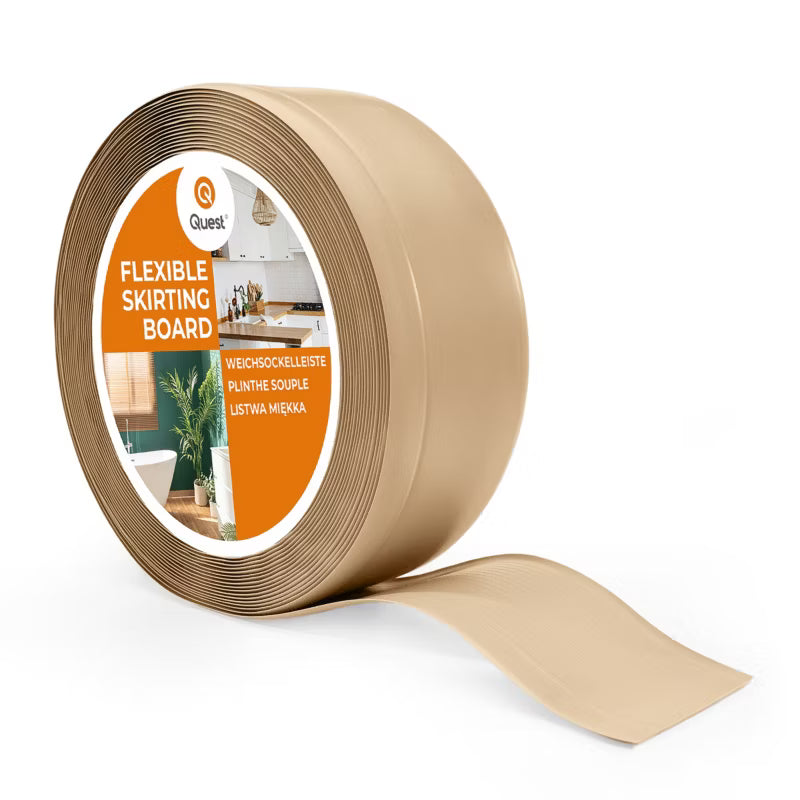 Fodpanel PVC 70x20 mm Sandfarvet 1 m