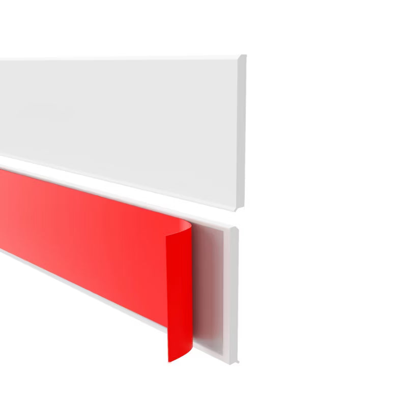 Fodpanel PVC FLEX 100 mm x 10 m Selvklæbende
