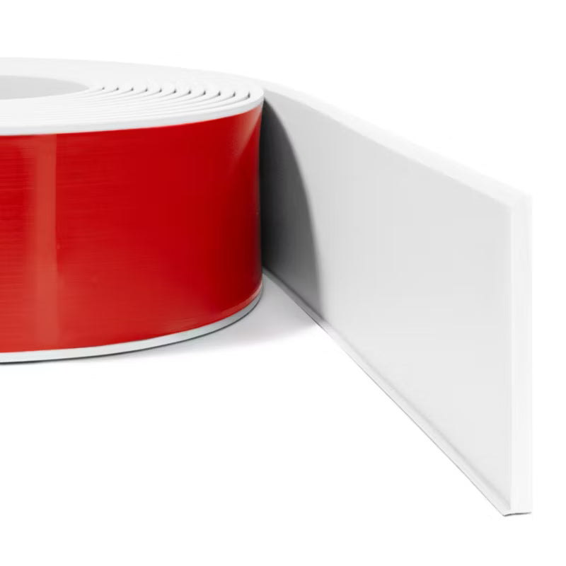 Fodpanel PVC FLEX 100 mm x 10 m Selvklæbende