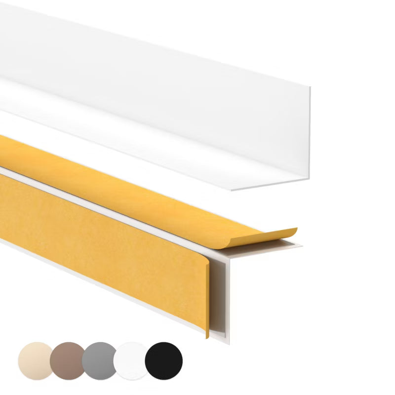 Fodpanel PVC Selvklæbende 20x10 mm 200 cm