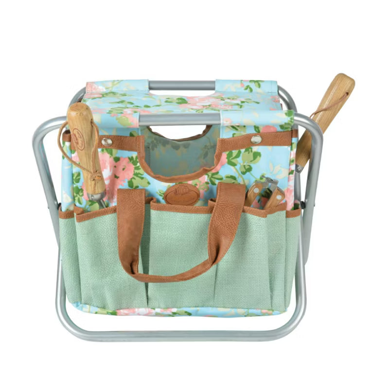 Foldbar Havestol 40x27,3x34 cm Flerfarvet med Taske