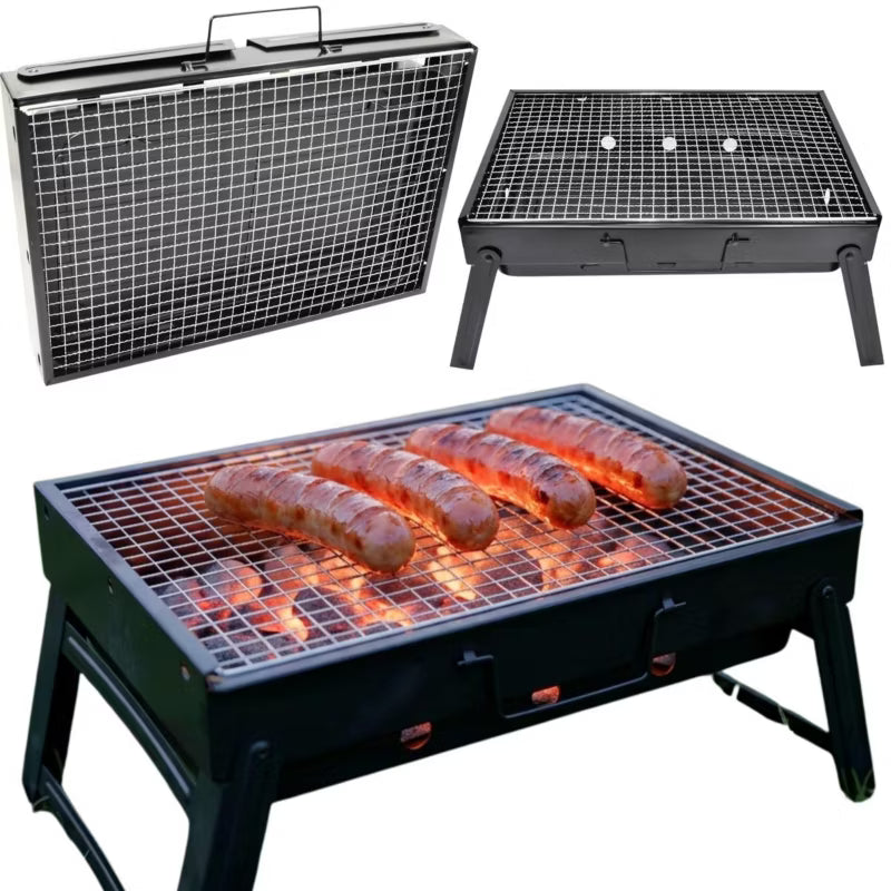 Foldbar Kulgrill 43x29x23 cm Sort
