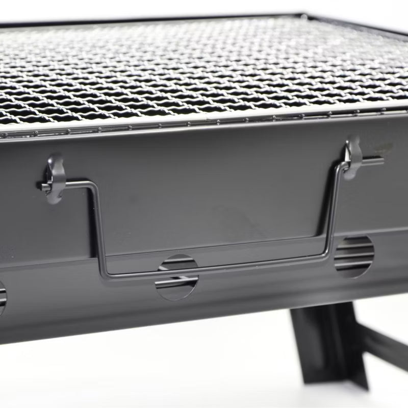 Foldbar Kulgrill 43x29x23 cm Sort