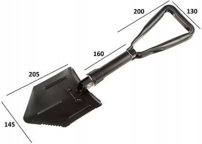 Foldeskovl 58 cm Sort Metal