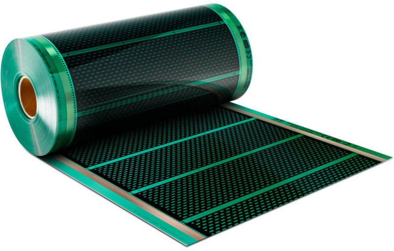 Varmefolie HD-GRN 80 W/m² 0,5 m x 1 m