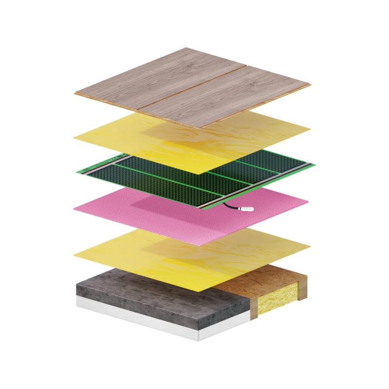 Varmefolie til gulvpaneler HD-G 140 W/m² 50 cm sæt 10 m²