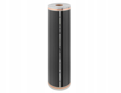 Infrarød Varmefolie 100 cm 160W/m² Black Silver