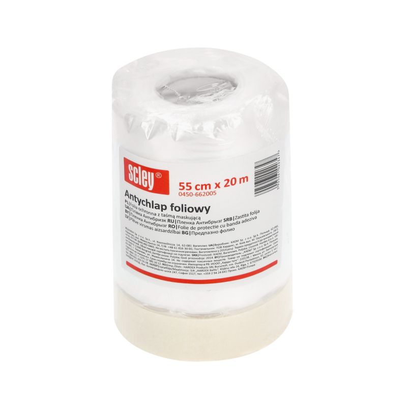 Scley Antichlap beskyttelsesfolie 20 m x 55 cm