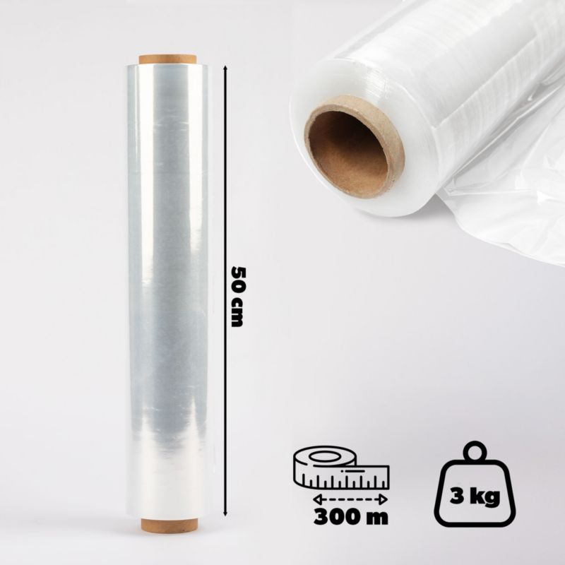 KADAX Stretchfolie 2,5 kg Klar XL 2 stk