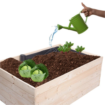 Beskyttelsesfolie til Højbede 27 cm x 7,5 m Sort