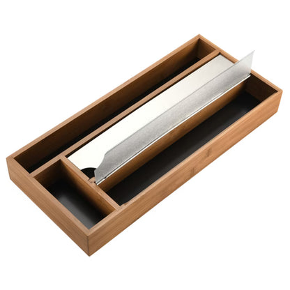Foliadispenser Bambus 42 cm Mørkebrun