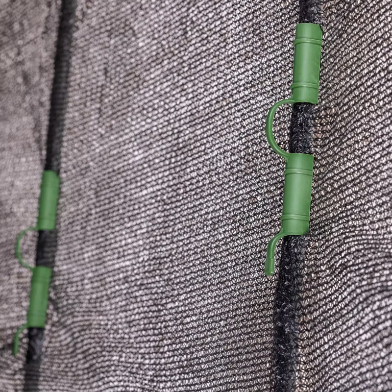 Folieclips Grøn Plastik 10 mm