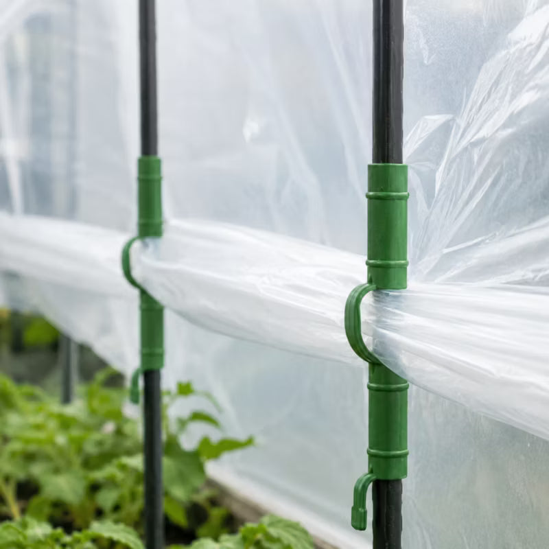 Folieclips Grøn Plastik 10 mm