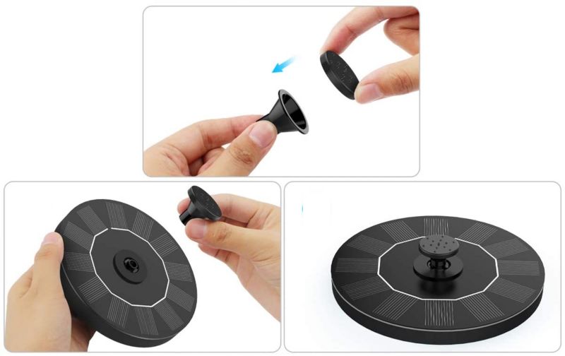 Solardrevet lotusfontæne