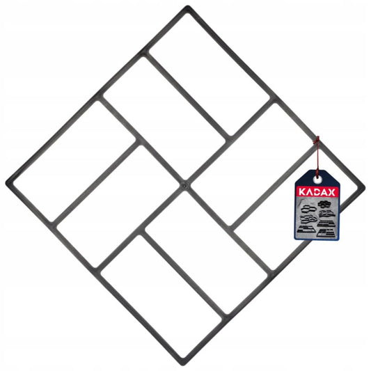 Form til betonfliser KADAX – solid 40x40x4 cm til havegang