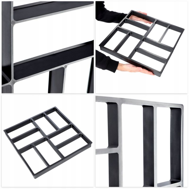 Form til betonfliser KADAX – solid 40x40x4 cm til havegang